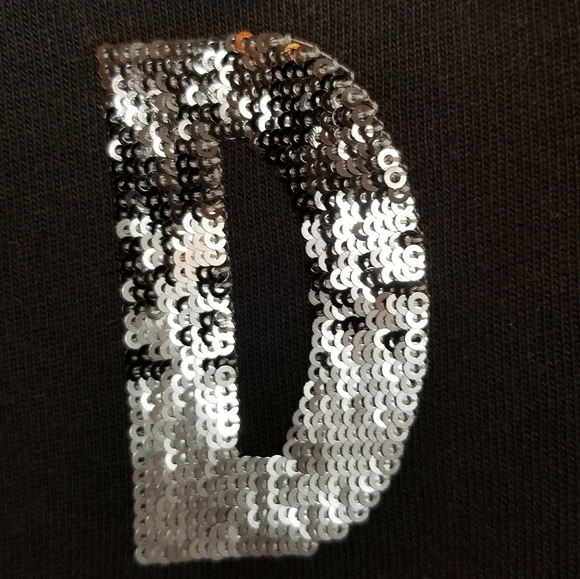 DKNY Sequined Crew Sweatshirt Black (LAST ONE)BNWT - Picture 7 of 8